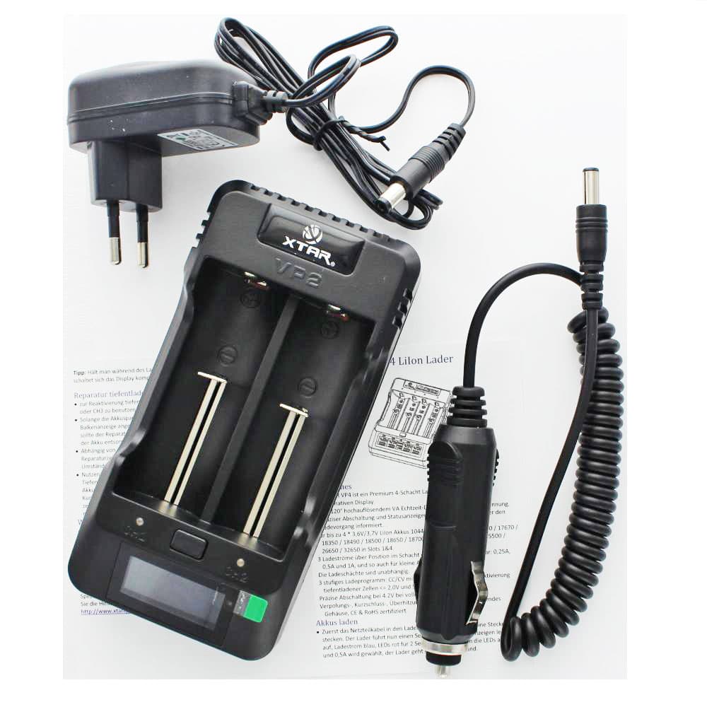 Chargeur rapide à 2 vitesses adapté aux batteries Li-ion, IFR et LiFePo4 de 3,2 volts, 3,6 volts à 3,8 volts, max. 4.35V