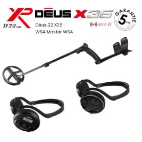 Pack XP Déus disque X35 22cm + WS4 Master + casque WSA